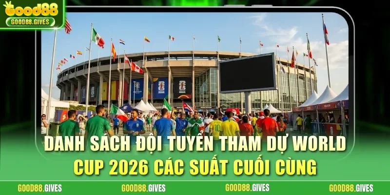 Danh sách đội tuyển tham dự World Cup 2026 các suất vé cuối cùng