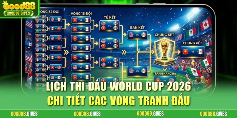 Lịch thi đấu World Cup 2026 cập nhật chi tiết các vòng tranh đấu