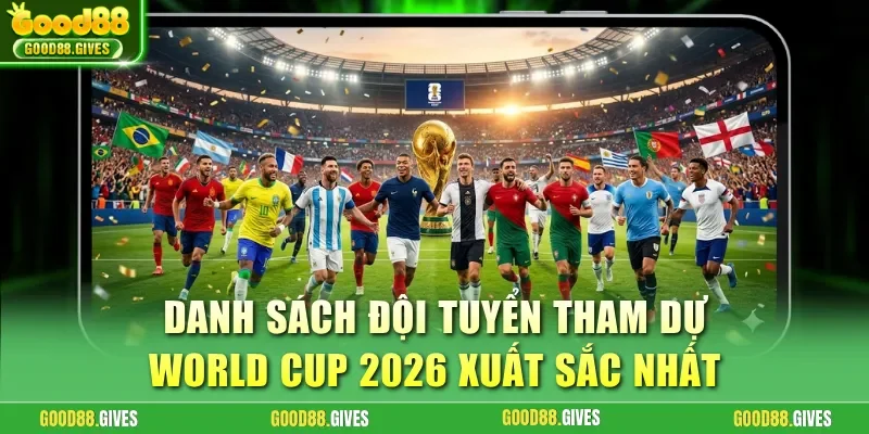 Liệt kê danh sách đội tuyển tham dự World Cup 2026 xuất sắc nhất